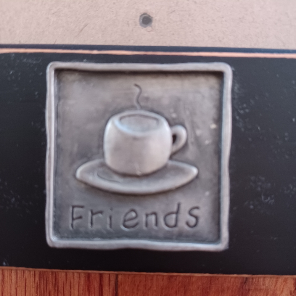 FRIENDS Coffee photo frame Black Silver